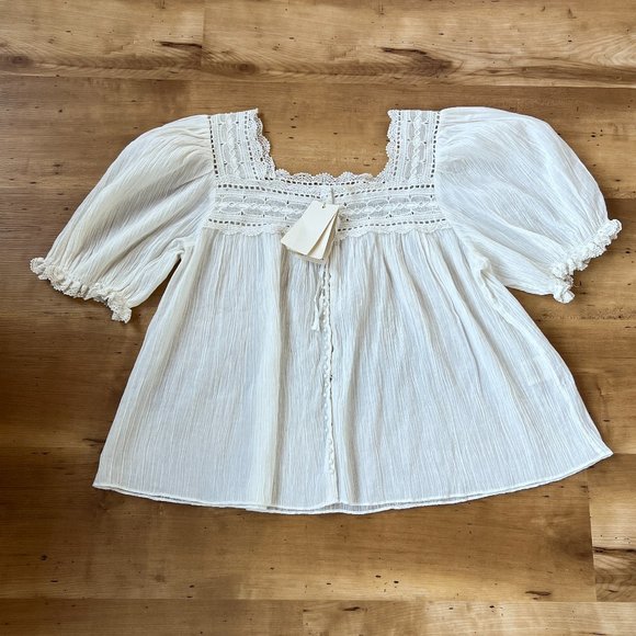 Doen Tops - NWT Doen Anneth Top in Salt